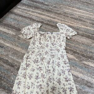 Floral “Milkmaid” Dress